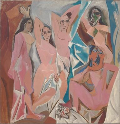 2294 pablo picasso les demoiselles d avignon 1907